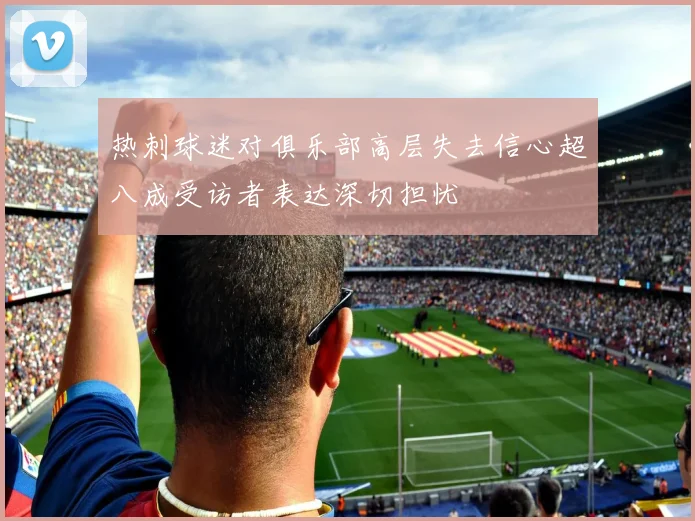 热刺球迷对俱乐部高层失去信心超八成受访者表达深切担忧