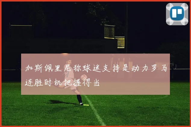 加斯佩里尼称球迷支持是动力罗马连胜时机把握得当